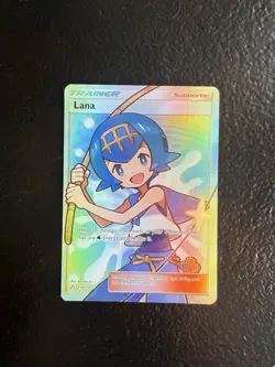 Lana 150/156 Pokemon Sun & Moon Ultra Prism Full Art Near Mint Condition - Image 1