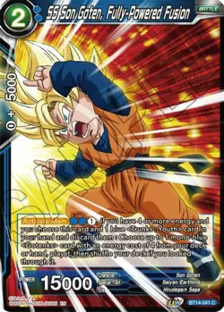 Light Play DBS:M SS Son Goten, Fully-Powered Fusion - BT14-041 - C - Foil Cross - Image 1