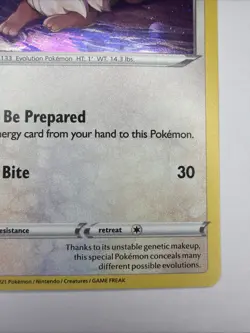 Eevee SWSH127 SWSH: Sword & Shield Black Star Promo Pokemon Card - Image 5
