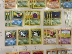 114 Card Pokemon WOTC Jungle, Fossil, Team Rocket All 1st Edition Lot (LP-MP) - Image 5