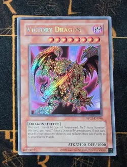 YUGIOH Victory Dragon (RP02-EN098) Secret Rare Near Mint - Image 1