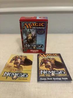 MTG Nemesis Eruption Deck (Box + Story Book + Guide) No MTG Cards - Image 1