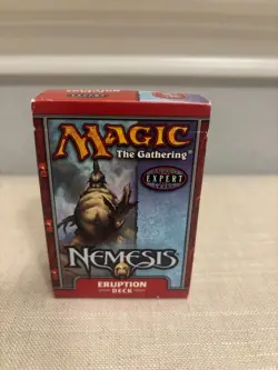 MTG Nemesis Eruption Deck (Box + Story Book + Guide) No MTG Cards - Image 2