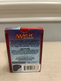 MTG Nemesis Eruption Deck (Box + Story Book + Guide) No MTG Cards - Image 4