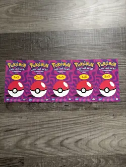 Set of 5 Topps Pokemon TV Animation Edition Series 2 Jumbo Cards w/ extra cards - Image 2