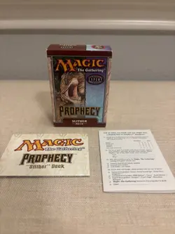 Magic: The Gathering MTG Prophecy Slither Deck w/ Manual (Box Only) - Image 1