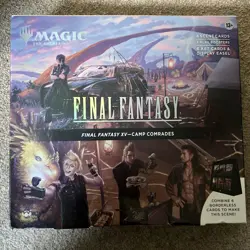 Magic The Gathering Final Fantasy XV Scene Box Camp Comrades box warn - sealed - Image 1