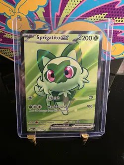 Pokemon TCG Sprigatito EX 251/217 Full Art Ultra Rare Holo Ascended Heroes NM - Image 1