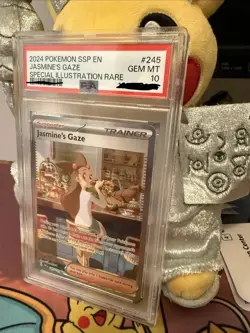 Pokemon 2024 Jasmine's Gaze 233/191 Special Illustration Rare Holo PSA 10 - Image 2