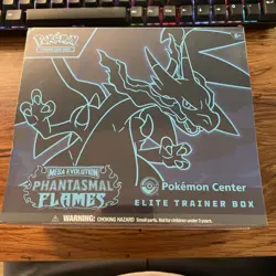 Phantasmal Flames TCG Pokemon Center Exclusive Elite Trainer Box ETB - Image 1