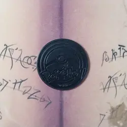 Pokemon TCG Collectible Flip Coin, Landorus THERIAN FORM Rare Orange Holo NM - Image 4