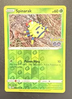 Pokemon GO Peelable Ditto Set - Bidoof/Spinarak/Numel 2022 006/013/059 - LP/NM - Image 2
