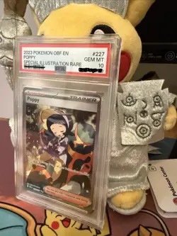 Pokemon 2023 SV03 Obsidian Flames Poppy 227/197 Special Illustration Rare PSA 10 - Image 1