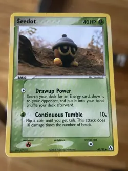 Seedot Common Legend Maker 61/92 MP Pokemon Card - Image 1