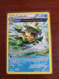Ludicolo Pokemon Trading Card Holofoil Rare 37/160 - Image 1
