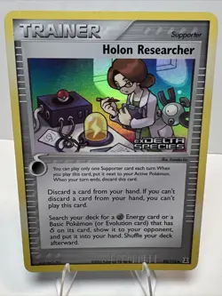CREASE Holon Researcher 95/113 Reverse Holo Delta Species AUTHENTIC Pokemon Card - Image 1