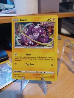 Pokemon TCG Toxel Sword & Shield SWSH209 Holo Promo MINT - Image 1