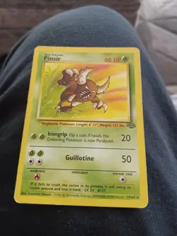 Pokemon TCG Pinsir Jungle 25/64 Regular Unlimited Rare WOTC LP - Image 1