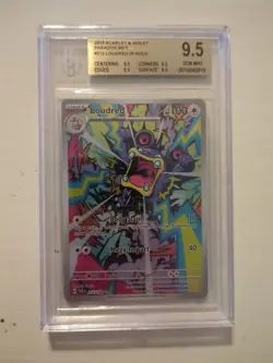 Pokemon TCG Loudred Paradox Rift 212/182 Holo Illustration Rare BGS 9.5 - Image 1