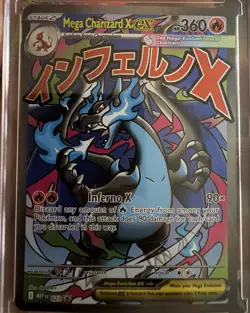 Pokemon Mega Charizard X EX Promo Holo Me: Mega Evolution 023 360 HP Flame - Image 1