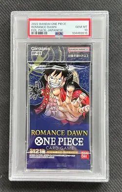 PSA10 Romance Dawn Pack One Piece Card Japanese - Image 1