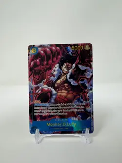 Monkey.D.Luffy OP11-118 Alt Art A Fist of Divine Speed English One Piece - Image 1
