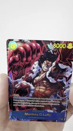 Monkey.D.Luffy OP11-118 Alt Art A Fist of Divine Speed English One Piece - Image 2