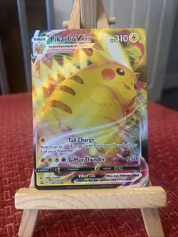Pokemon Pikachu TCG VMAX SWSH286 Black Star Promo Card - Image 1