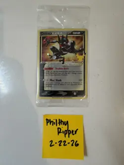 Pokemon Greninja Gold Star SWSH144 Celebrations Black Star Promo Card Sealed - Image 1