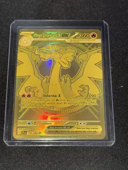 Mega Charizard ex 130/094 Phantasmal Flames Mega Hyper Rare NM Pokemon TCG Card - Image 1