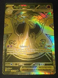 Mega Charizard ex 130/094 Phantasmal Flames Mega Hyper Rare NM Pokemon TCG Card - Image 2