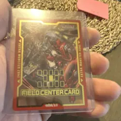 Yu-Gi-Oh! TCG Field Center Card Foil Extra Monster Zone Red Gold - Image 1