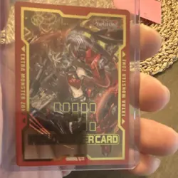 Yu-Gi-Oh! TCG Field Center Card Foil Extra Monster Zone Red Gold - Image 2