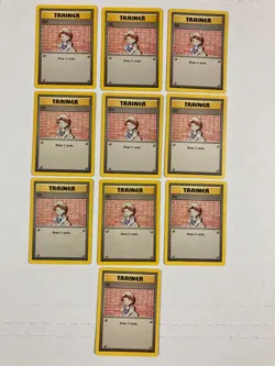 10x Pokemon TCG Bill 91/102 base set cards - Image 1