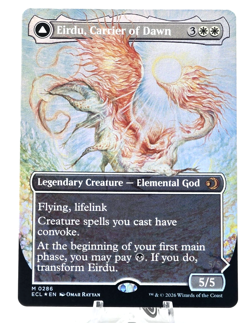 MtG Eirdu, Carrier of Dawn / Isilu M 0286 (Borderless) Lorwyn Eclipsed Foil NM - Image 1