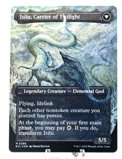 MtG Eirdu, Carrier of Dawn / Isilu M 0286 (Borderless) Lorwyn Eclipsed Foil NM - Image 2