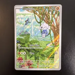 Pokemon TCG Meditite 153/142 ☆ Sv07: Stellar Crown Holo Full Art Near Mint - Image 1