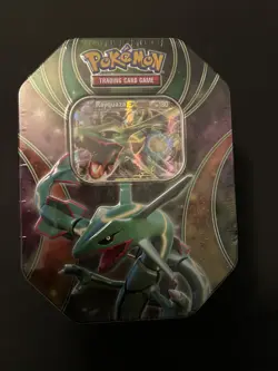 Pokemon TCG - Power Beyond Rayquaza Ex Tin - 2015 - Sealed! VERY RARE! - Image 1
