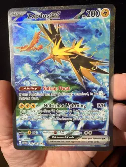 Pokemon TCG Zapdos EX Scarlet & Violet 151 Sir NM/LP Condition - Image 1