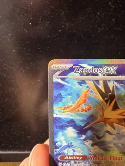Pokemon TCG Zapdos EX Scarlet & Violet 151 Sir NM/LP Condition - Image 2