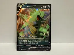 NM Pokemon Tyranitar V SWSH109 Black Star Promo - Image 1
