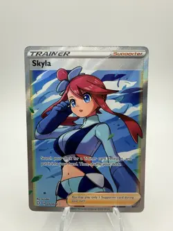 Pokemon TCG Skyla Breakpoint Holo Full Art Ultra Rare 072/072 - Image 1