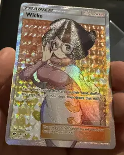 Pokemon Sun & Moon Burning Shadows Wicke 147 LP+ Slightly Misaligned Texture - Image 3