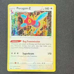 Porygon-Z 118/198 Holo Rare SWSH06: Chilling Reign Pokemon TCG - Image 1