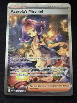ACEROLA'S MISCHIEF - SIR - 183/132⚡MEGA EVOLUTION - MEG⚡POKEMON ENGLISH - Image 1