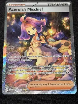 ACEROLA'S MISCHIEF - SIR - 183/132⚡MEGA EVOLUTION - MEG⚡POKEMON ENGLISH - Image 3