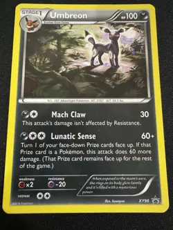Pokemon - Umbreon - XY96 - XY Black Star Promo - Holo Rare - LP/DMG - Image 1