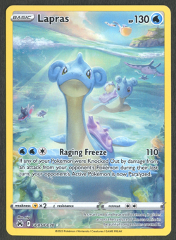 Pokemon TCG: Lapras GG05/GG70 Crown Zenith: Galarian Gallery - Image 1