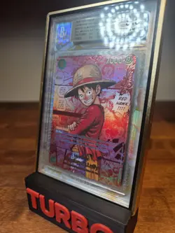 2025 ONE PIECE CARRYING ON HIS WILL RED MANGA ALT ART MONKEY D. LUFFY BGS 9.5 - Image 3