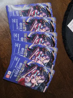 One Piece TCG: The Azure Sea's Seven Sleeved Booster OP-14 English - Lot of 5 - Image 1